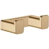 Hansgrohe AddStoris dubbele handdoekhaak Brushed Bronze