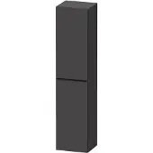 Duravit Hoge kast d-neo kolomkast wand 176 cm linksdraaiend mat grafiet