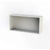 Arcqua Opbouwnis Alcove 60x30x10 cm Solid Surface Mat Wit