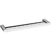 Sapho Flori dubbele handdoekhouder 600x127mm, chroom