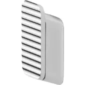 Geesa Handdoekhaak Shift Medium met Horizontaal Strepenpatroon Chroom