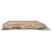 Gliss Design Wastafelblad massief hout zonder boomschors 90 cm natuurlijke olie