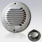Weckx Schoepen ventilatierooster met klemveren weha rond 15 cm rvs