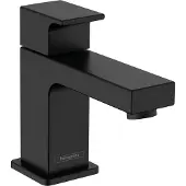 Hansgrohe Vernis Shape 1-gats toiletkraan - 70 zonder waste - voor koud water - voorsprong 9.2cm - mat zwart 71592670