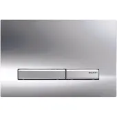Geberit Sigma50 bedieningsplaat - 2-toets spoeling - vierkant - glans chroom 115.788.21.2