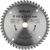 Wolfcraft - Cirkelzaagblad 165x20mm - 48 Tanden - Zaagblad voor Cirkelzaag - Serie lila - 6621000