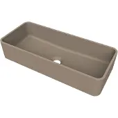 Arcqua case opbouw waskom rechthoek 60x26 mat truffel