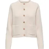 JDY Gebreid vest 'Kim' lichtbeige
