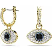 Swarovski oorsieraden Symbolica 5701612 | oorbellen met kristallen, goud blauw | mystieke glamour, luxe stijl