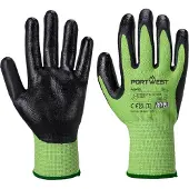 Portwest Green Cut Glove - Nitrile Foam