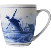 Heinen Delfts Blauw Koffiemok Delfts Blauw Molen