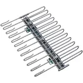 Wenko Broekpak Model Universal Kastuitrek voor 12 broeken, broekhouder voor de kledingkast