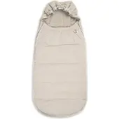 Lodger autostoel voetenzak teddy fleece ecru unisex | Maat: 0-36 mnd