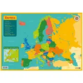 Empty Educatieve Onderleggers Kaart Europa