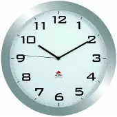 Archivo 2000 ALBA HORISSIMO ALBA Wandklok "HORISSIMO", quartz uurwerk, zilver