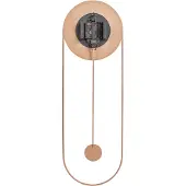 Beliani SALVAN - Wandklok - Roze - Staal