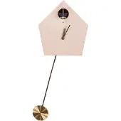 Beliani ARBAZ - Wandklok - Roze - MDF