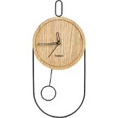 Beliani SIERRE - Wandklok - Lichtbruin - MDF