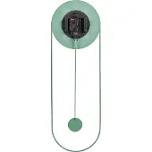 Beliani SALVAN - Wandklok - Lichtgroen - Staal