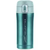 Feel-Maestro - Thermo mok gemaakt van RVS 0,32L - MR1641 blauw