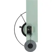 Beliani CEVINS - Wandklok - Lichtgroen - Staal