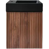 Boss & Wessing Fonteinkast bws sona met verticaal reliëf soft-close hout