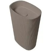 Zydra Vrijstaande waskom olympia 55x36 cm moka