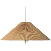 Gubi 1972 plafondlamp Ø60 cm Bamboe-messing