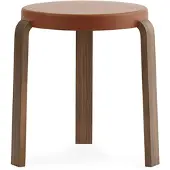 Normann Copenhagen Kruk Tap Stool Walnut Caramel