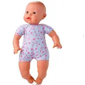 Berjuan Newborn European Hospital Girl Doll 45 Cm Roze Kinderen