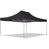 TOOLPORT 4x6 m Easy up partytent PROFESSIONAL alu 50mm, zwart