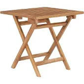 vidaXL Tuintafel inklapbaar 45x45x45 cm massief teakhout
