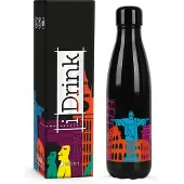 Total Juggling thermosfles World 500 ml RVS zwart