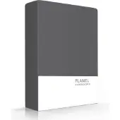 Zavelo Flanel kussenslopen Antraciet (set van 2)-60 x 70 cm (standaard)