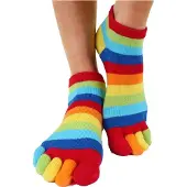 TOETOE Everyday Anklet enkel teensokken - Regenboog - 35-46 - Teensokken