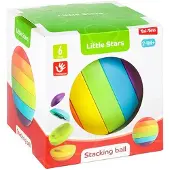 Toi-Toys Little Stars Baby Stapeltoren Puzzelbal, 6dlg.