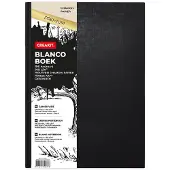 Soho Schrift met harde kaft – Collegeblok – Houtvrij chamois papier – Harde kaft – Draadgebonden – 196 pagina’s – A4 formaat – Blanco