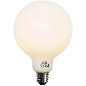 LUEDD E27 dimbare LED lamp opaal G125 5W 450 lm 2700K