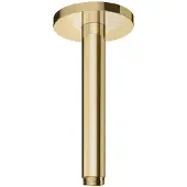Hotbath Plafondbuis cobber rond 15 cm geborsteld messing pvd