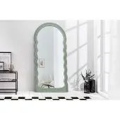 Invicta Design wandspiegel WAVE 160cm saliegroen - 43157