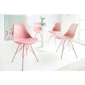 Invicta Retro stoel SCANDINAVIA MEESTERSTUK roze - 42040