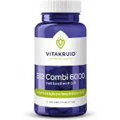 Vitakruid B12 Combi 6000 met folaat en P-5-P - 2 x 120 tabletten - Voordeelverpakking