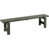 HAY Weekday bank 190x32 cm gelakt sparrenhout Olive