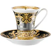 Versace Prestige Gala koffiekop met schotel 18 cl
