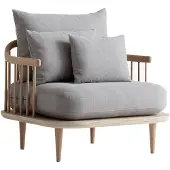 &tradition Fly fauteuil SC1 licht geolied eikenhout + beige stof