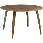 Gubi ronde eettafel american walnut
