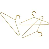 HAY - Gekleurde Klerenhanger - Set van 3 (Dijongeel)