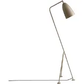 Gubi Vloerlampe , Gräshoppa, Grijs, Woonkamer, Metaal, Designer