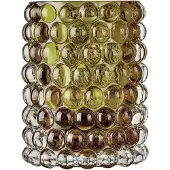 Skogsberg & Smart Hurricane Boule Kaarshouder Regular 12 Cm Olijfgroen - Kaarshouders Glas Olive - SSHURRBOULE010