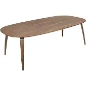Gubi Elliptical Eettafel American Walnut